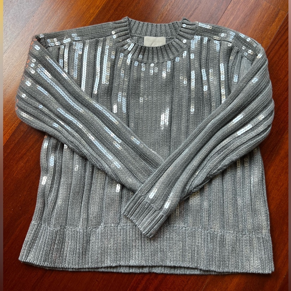 NWOT J. Crew Collection Sequin Sweater XS